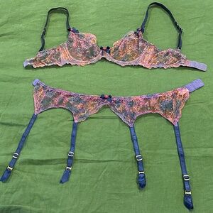 Agent Provocateur Phoenix bra and garter belt